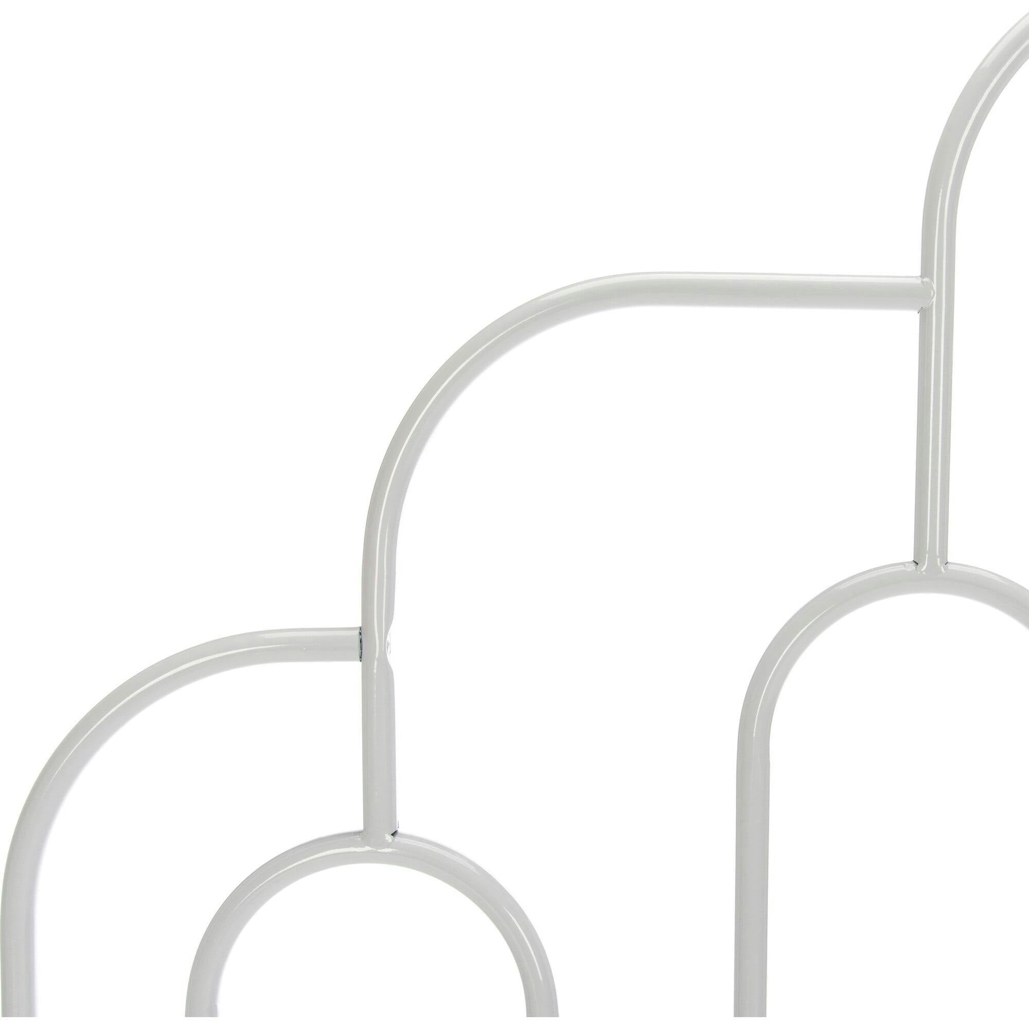 Paloma Metal Retro Bed, White
