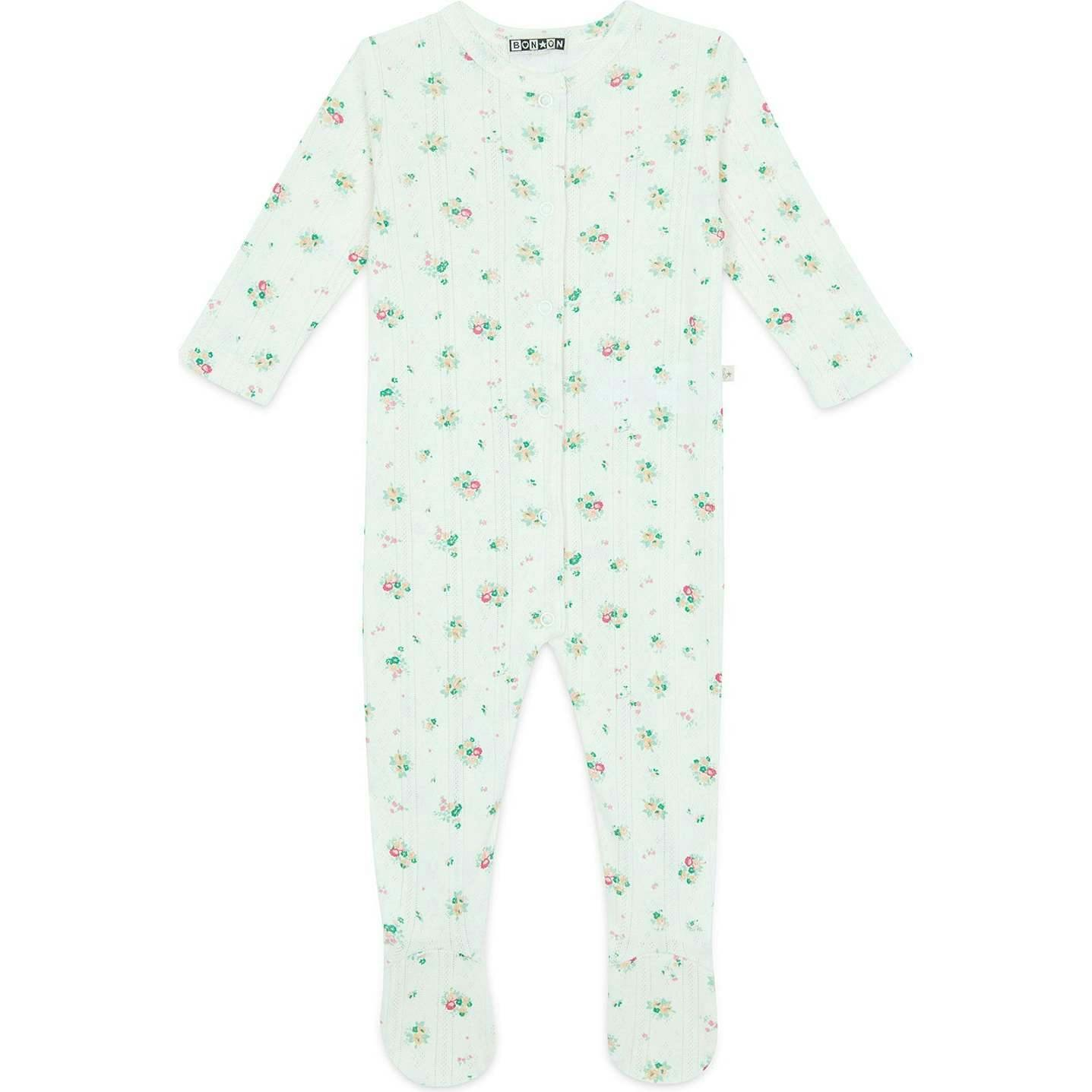 BONTON Coco Footie Pajamas - Bouquet Coco