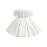 Ivory Suncrestia Pearl-Accented Occasion Dress