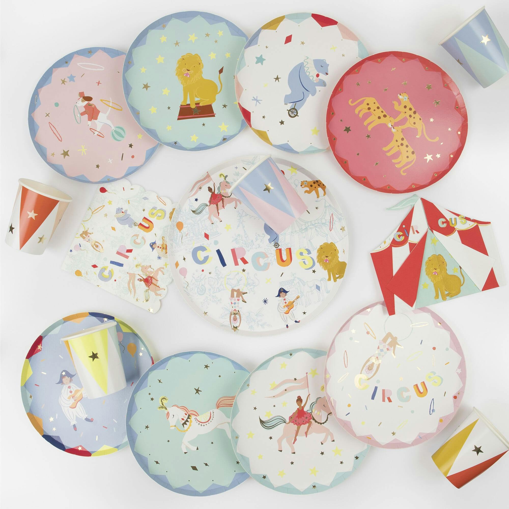 Circus Shaped Big Top Napkins