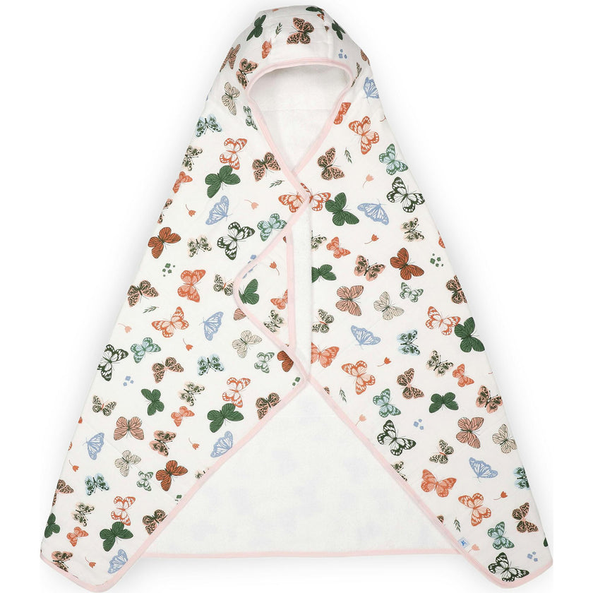 Toddler Hooded Towel - Butterflies