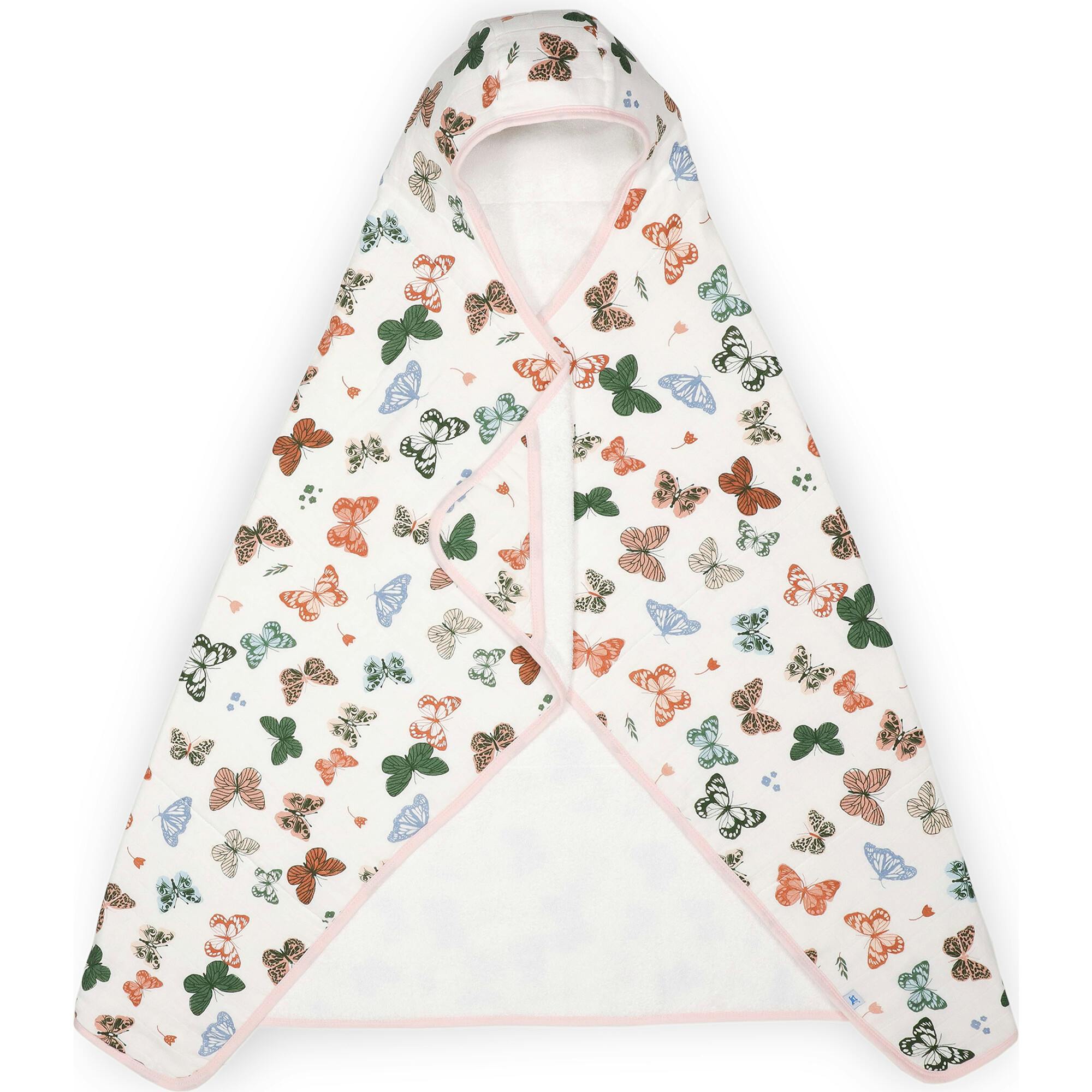 Toddler Hooded Towel - Butterflies