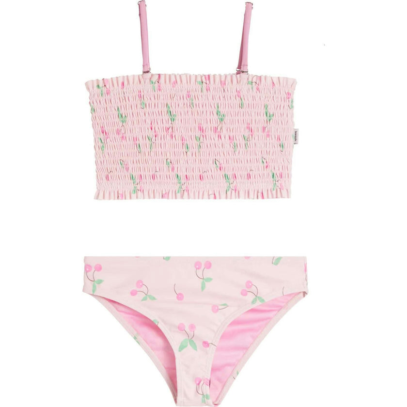 Mahala Smocked Cherry Bikini Swimsuit