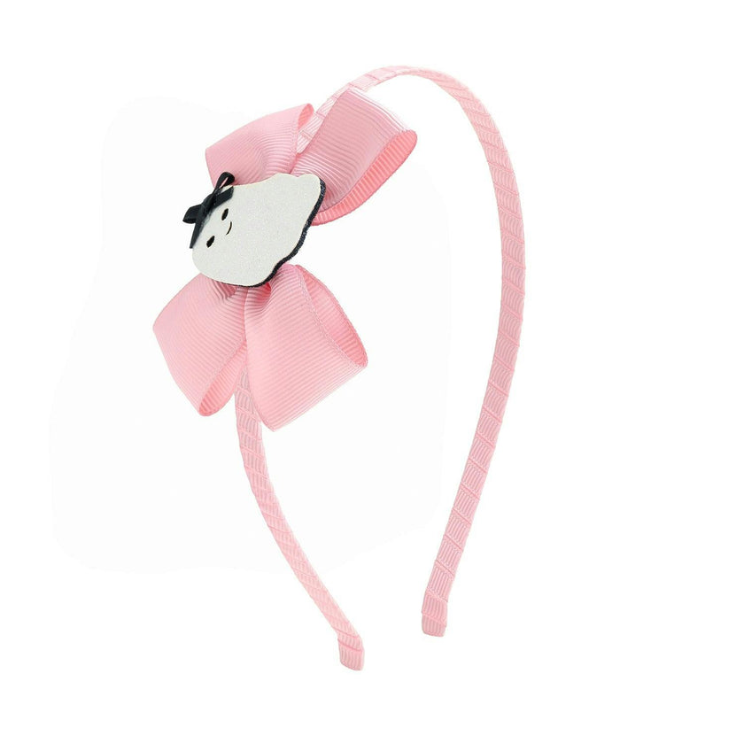 Sweet Ghost Halloween Grosgrain Bow Headband