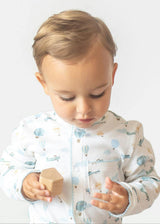 Savana Pima Cotton Baby One-Piece Pajamas