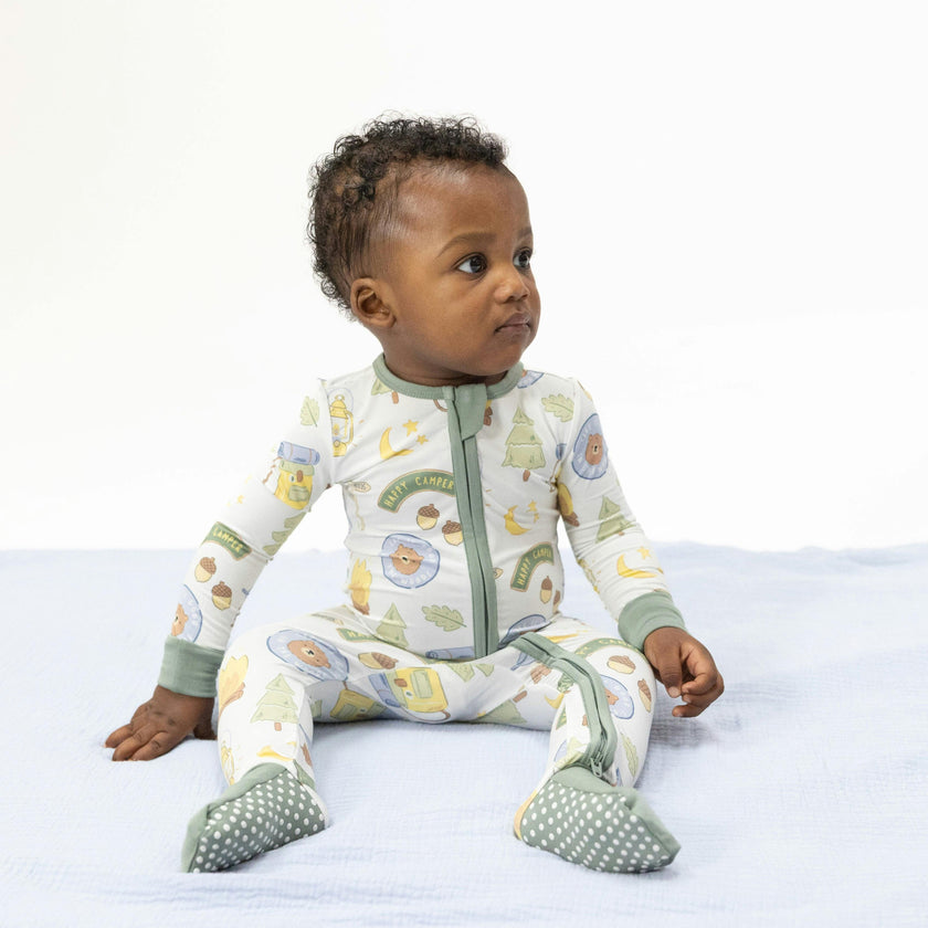 Camping Blue - Convertible Romper
