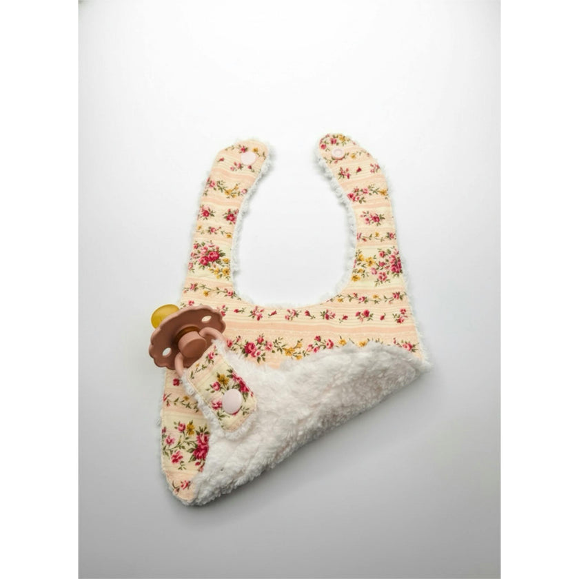 Soothe & Snap Pacifier Bib-Meadowlark Floral