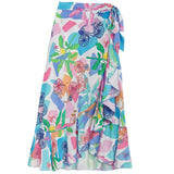 Women's Wrap Skirt - Puerto Viejo Print