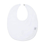 White Essential Pima Cotton Baby Bib