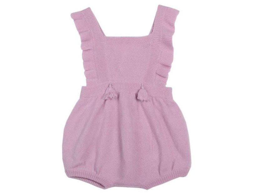 Ruffled Romper| 100% cashmere