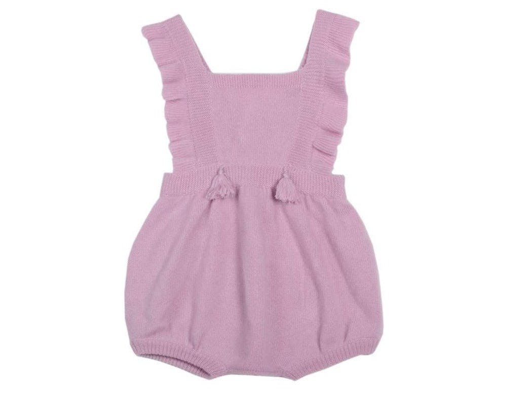 Ruffled Romper| 100% cashmere