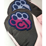 Magic Mittens: Waterproof Toddler Winter Mittens w/ Color Change Patch- Light Pink & Hot Pink