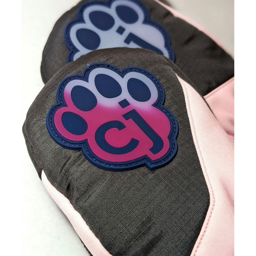 Magic Mittens: Waterproof Toddler Winter Mittens w/ Color Change Patch- Light Pink & Hot Pink