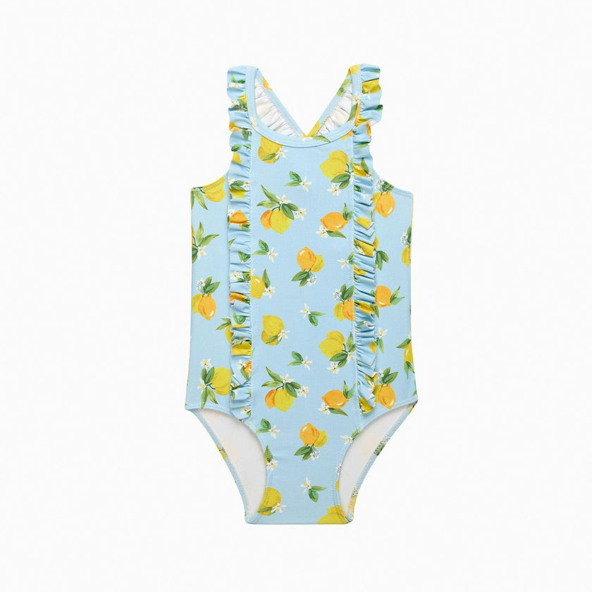 Baby Frill Swimsuit in Lemon