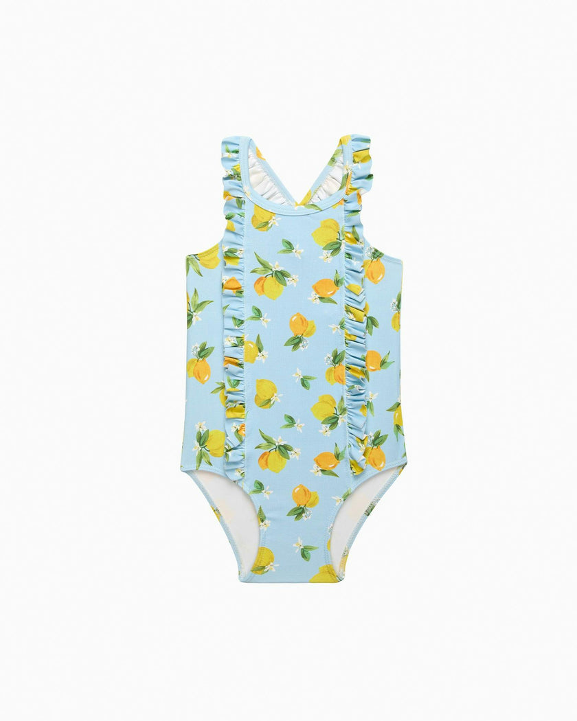 Baby Frill Swimsuit in Lemon