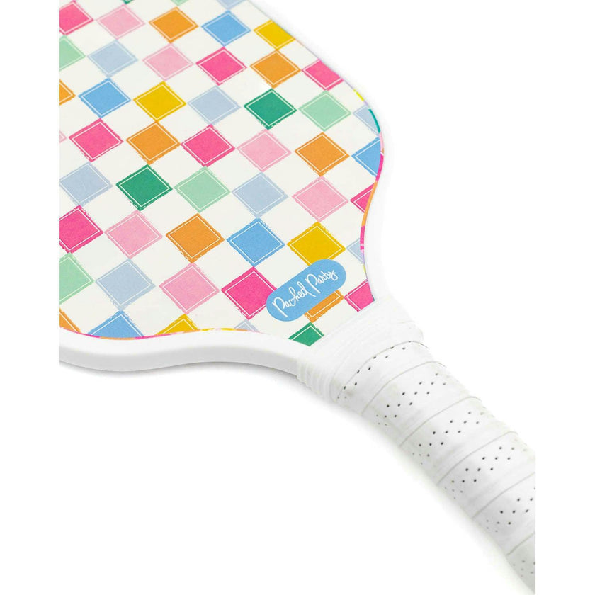 Packed Party Country Club Pickleball Paddle with Confetti-Filled Cover - Standard-Size Paddle with Protective Confetti Case, 7.8x15.75 Inch Paddle