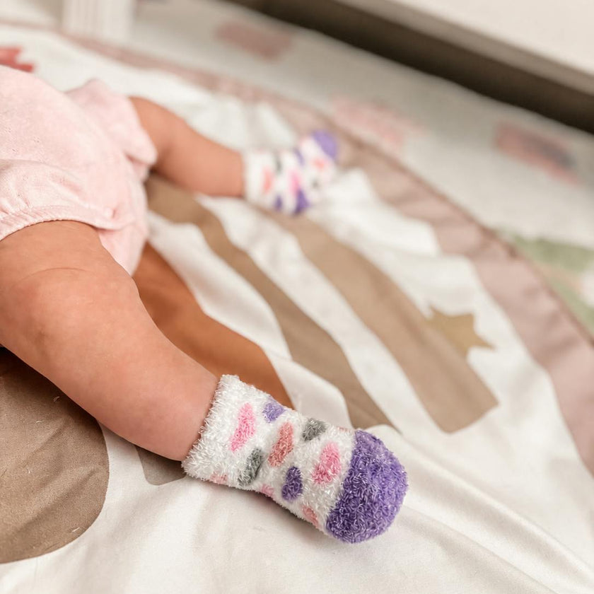 Little Grey Cozy 3pk Infant Hosiery