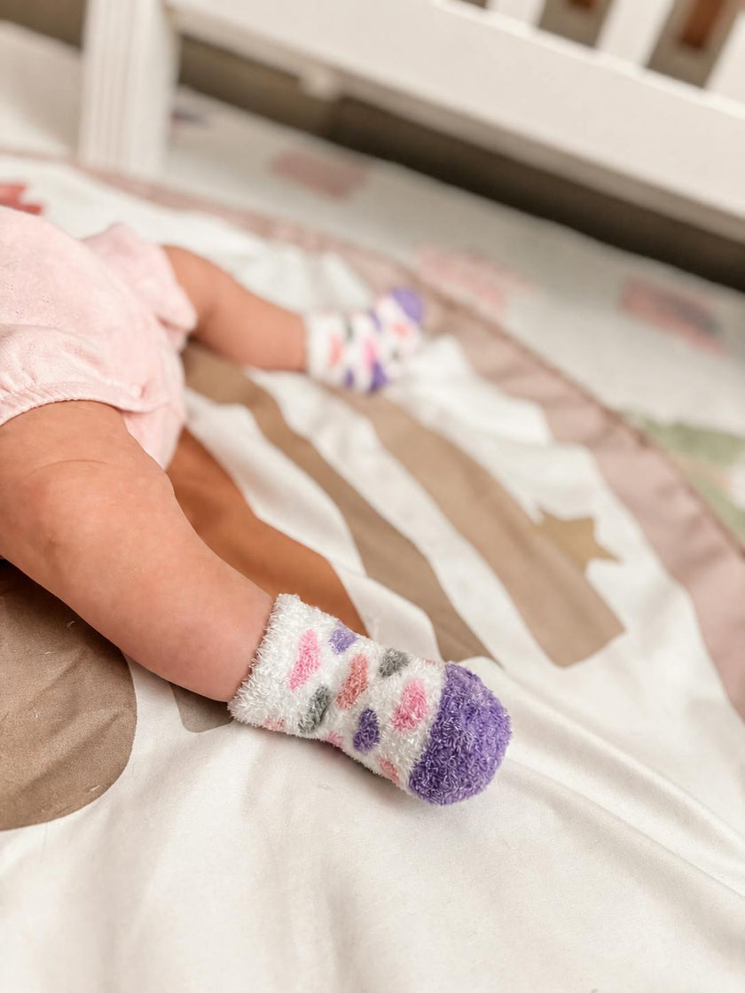 Little Grey Cozy 3pk Infant Hosiery