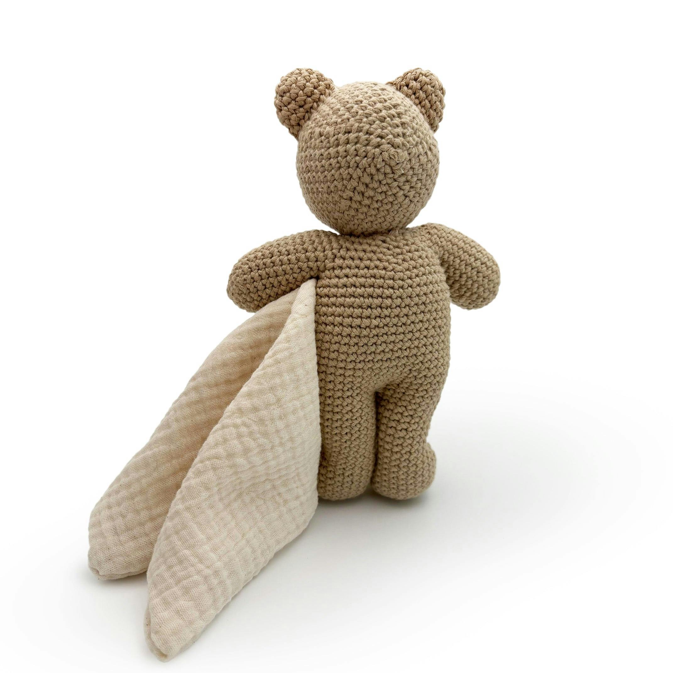 Teddy Bear Soft Toy 100% organic cotton