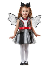 Girls' Sparkly Bat Tutu Costume