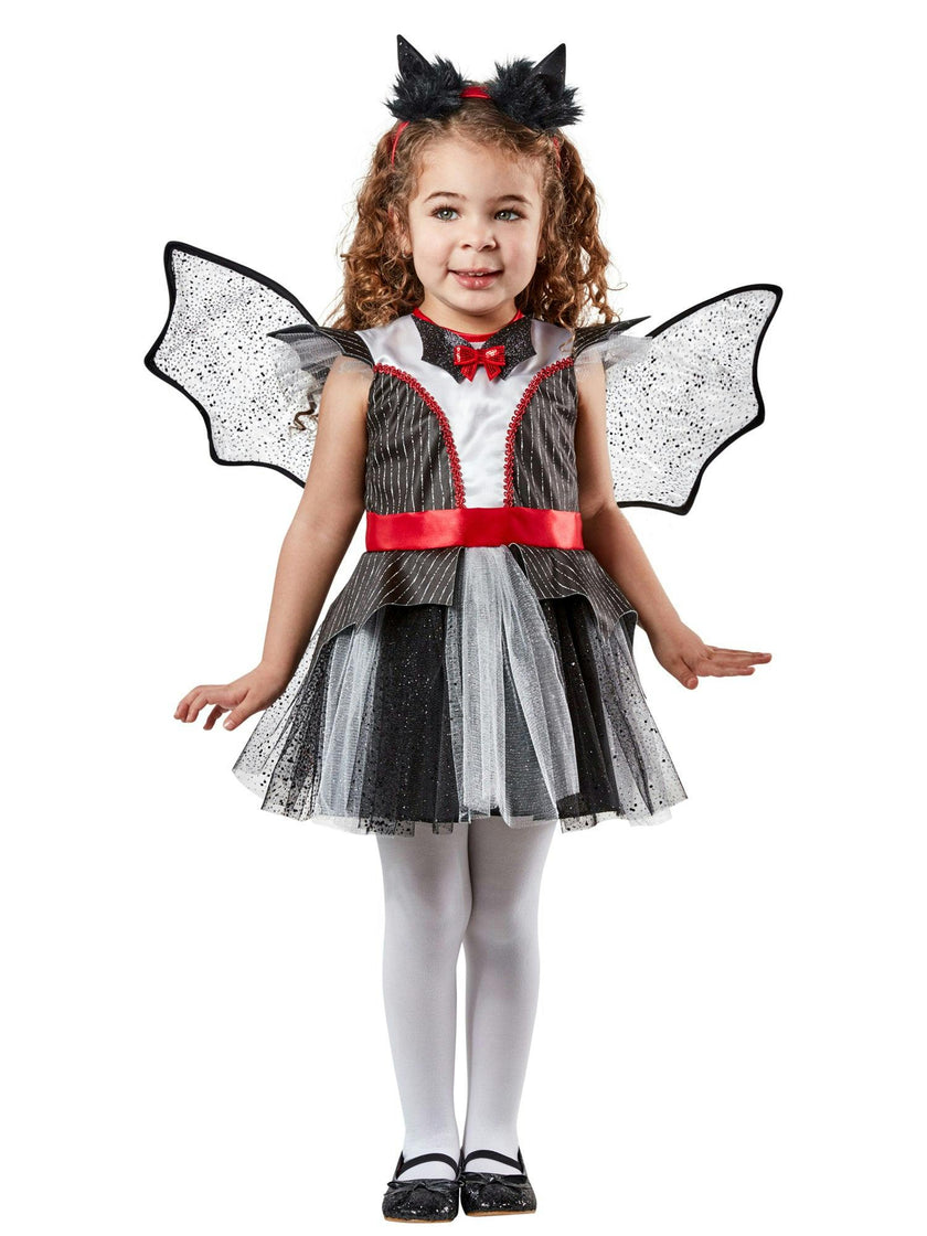 Girls' Sparkly Bat Tutu Costume