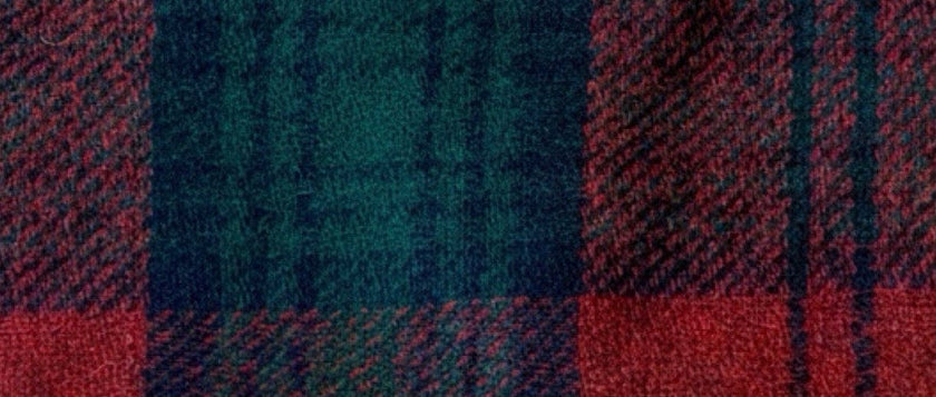 Heirloom Wool Sailor Collar – Loganberry Tartan