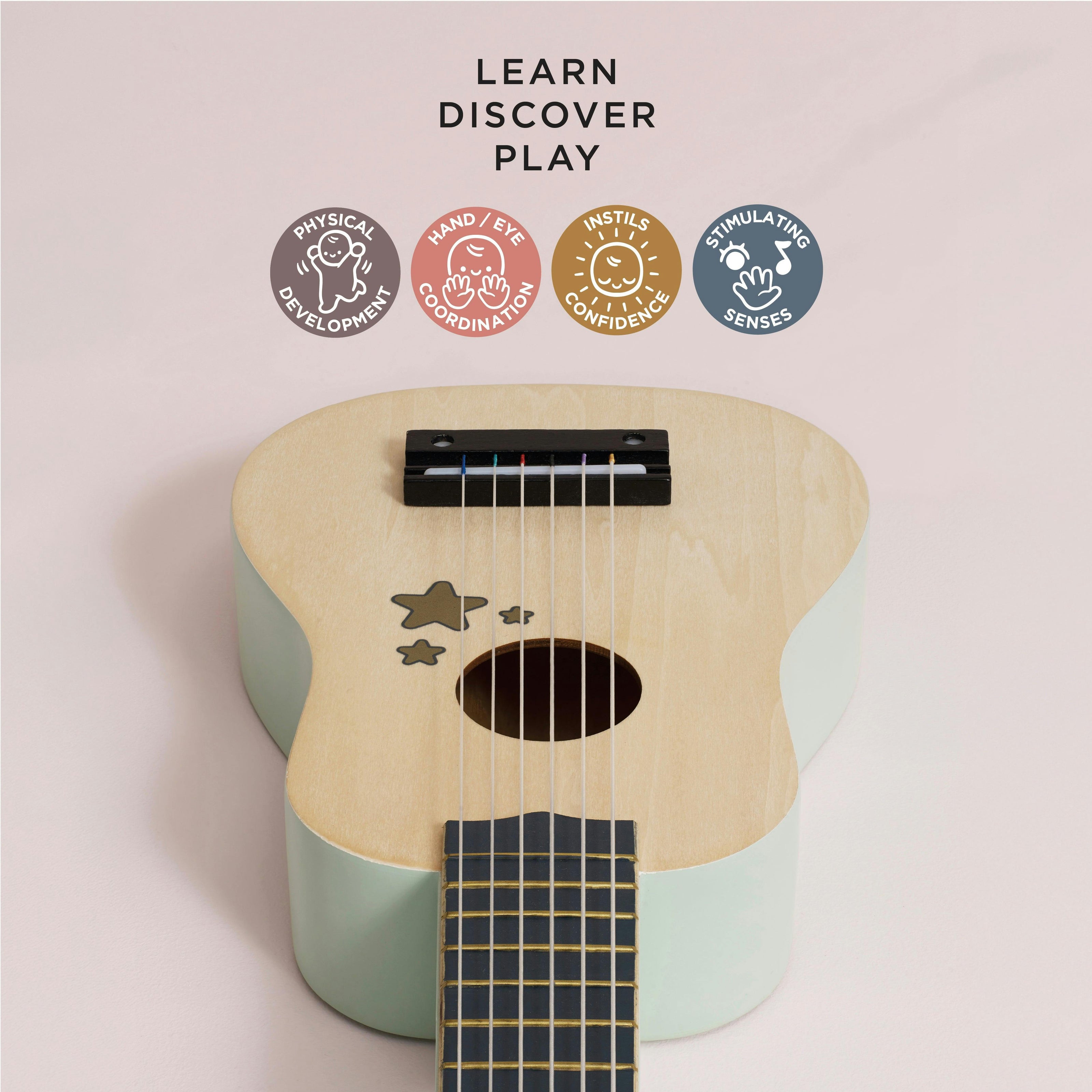 Wooden Guitar Toy Instrument