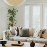 Black & White Braided Throw Pillow