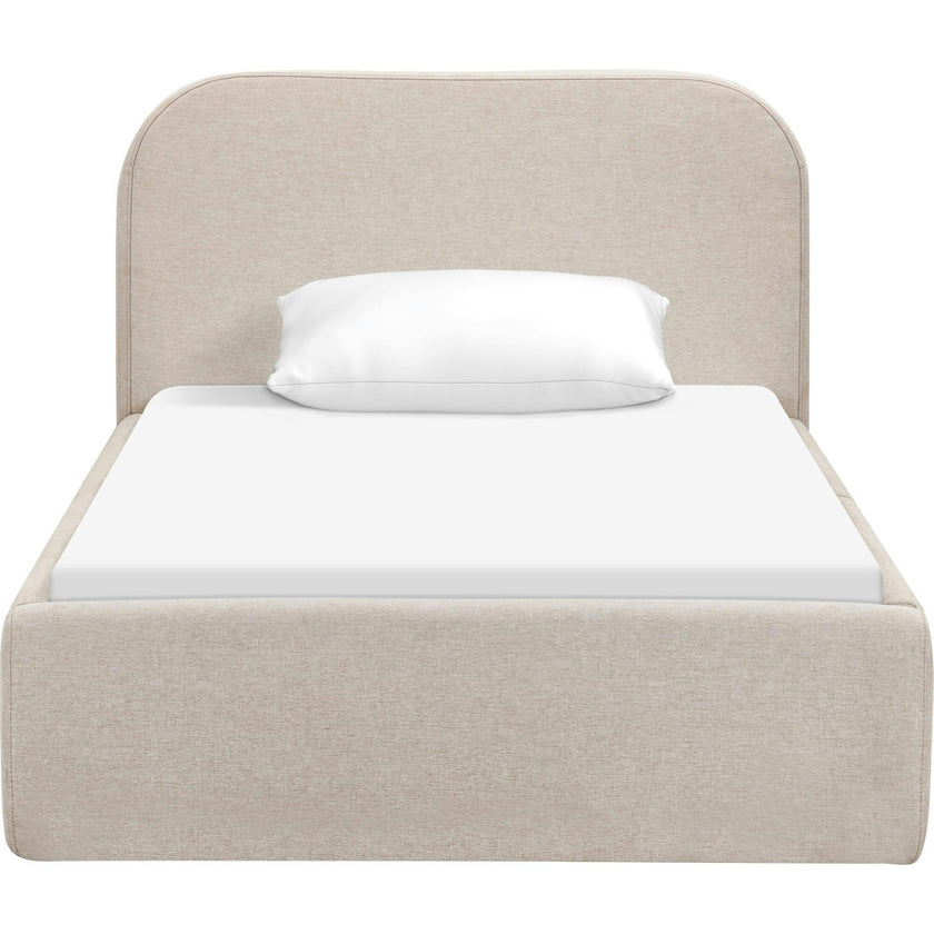 Nara Twin Bed in Performance Beach Eco-Weave