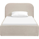 Nara Twin Bed in Performance Beach Eco-Weave