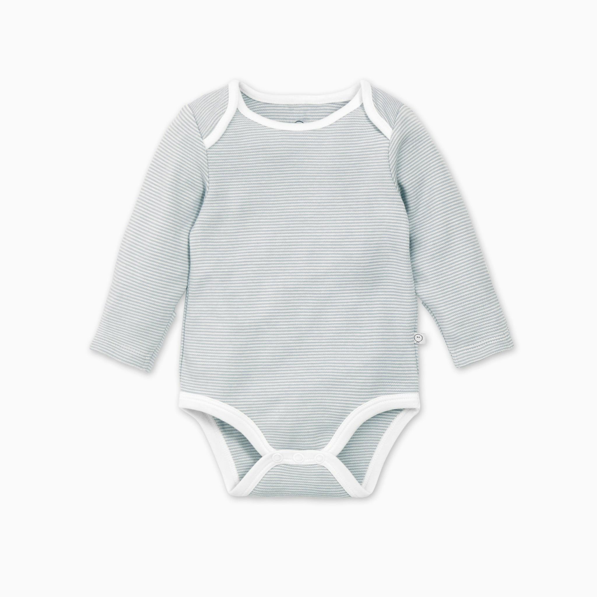 Long Sleeve Bodysuit - Blue Stripe