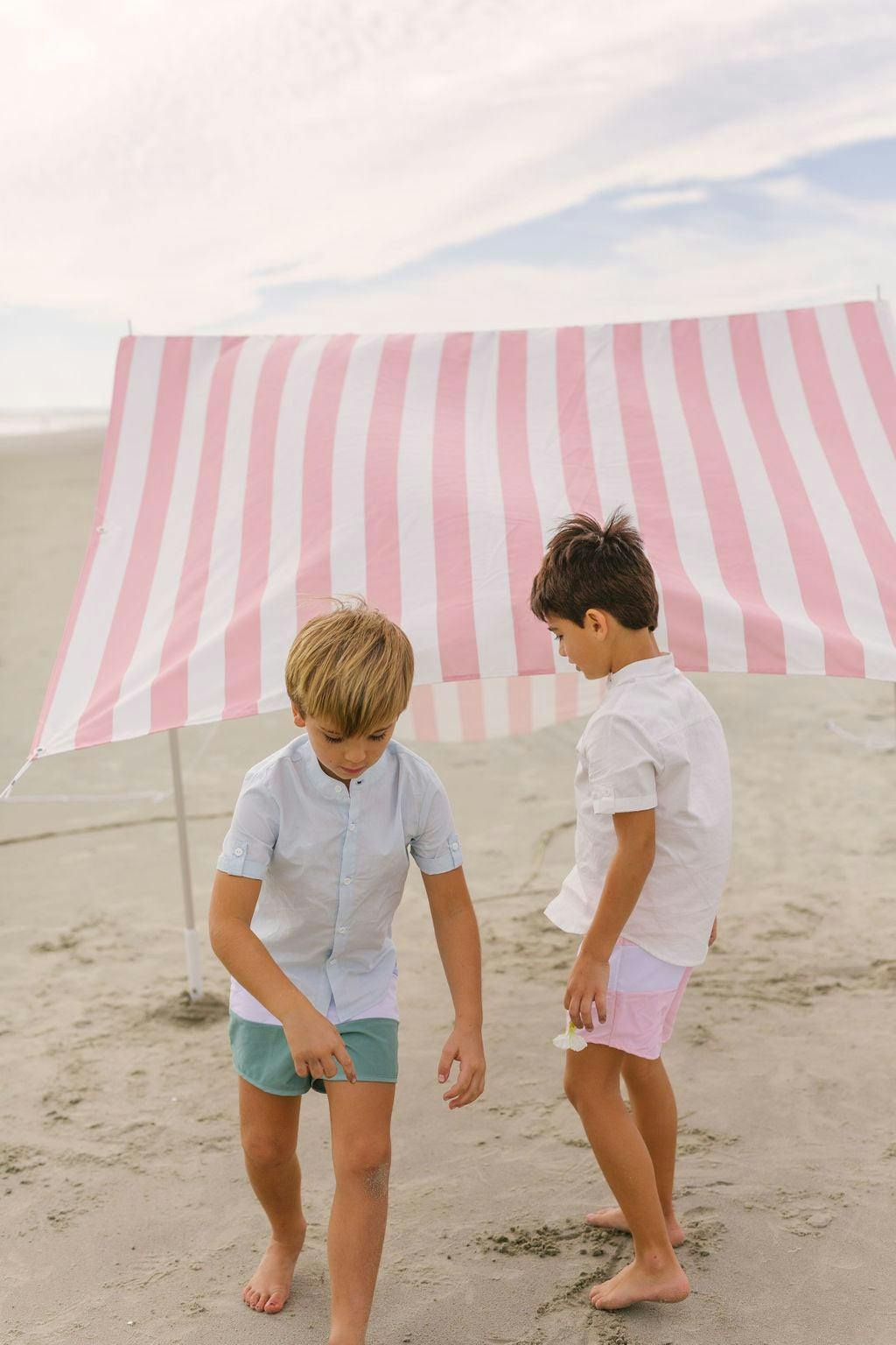 Boys Light Blue Button Down Shirt