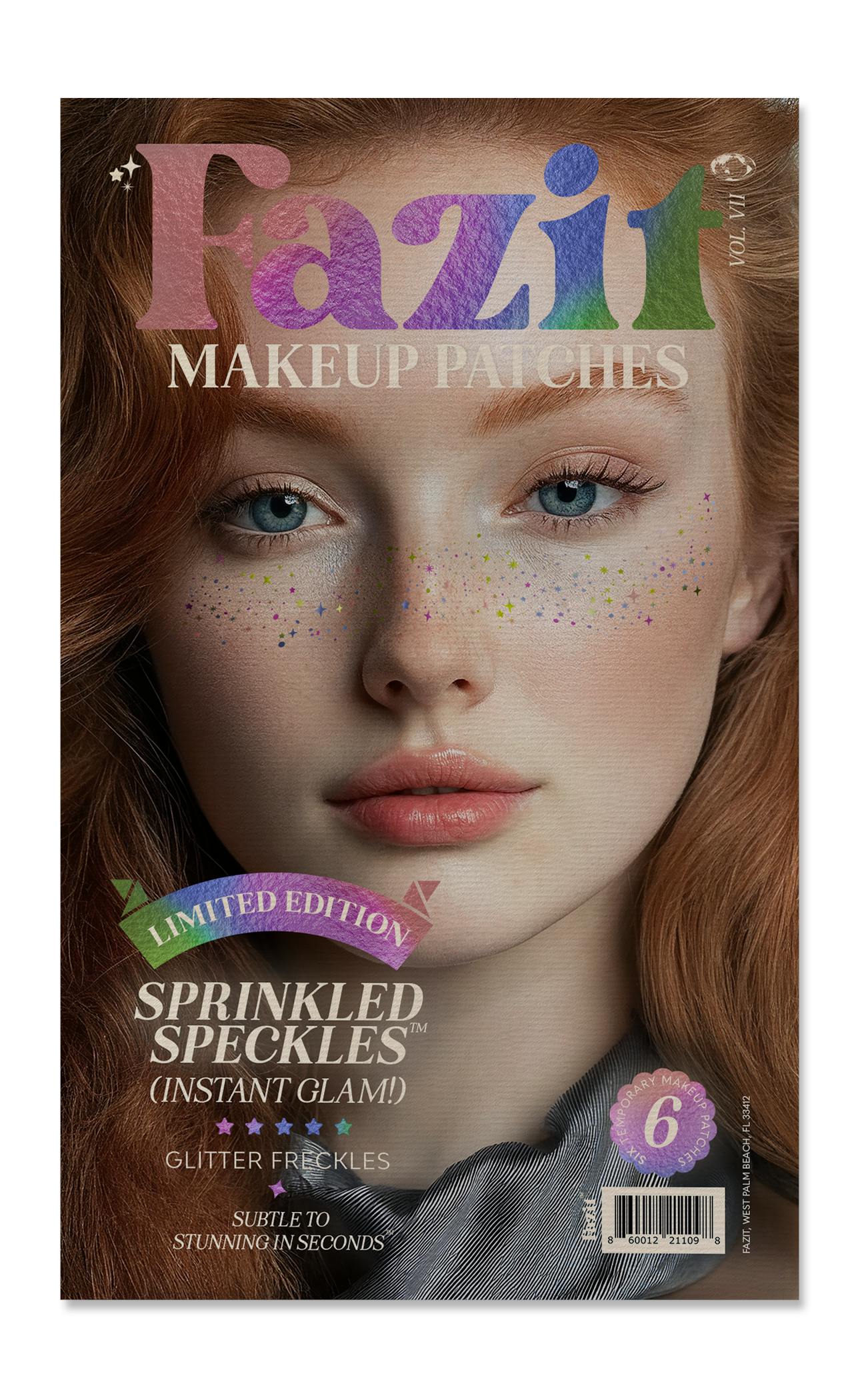 Sprinkled Glitter Freckles Makeup Patches