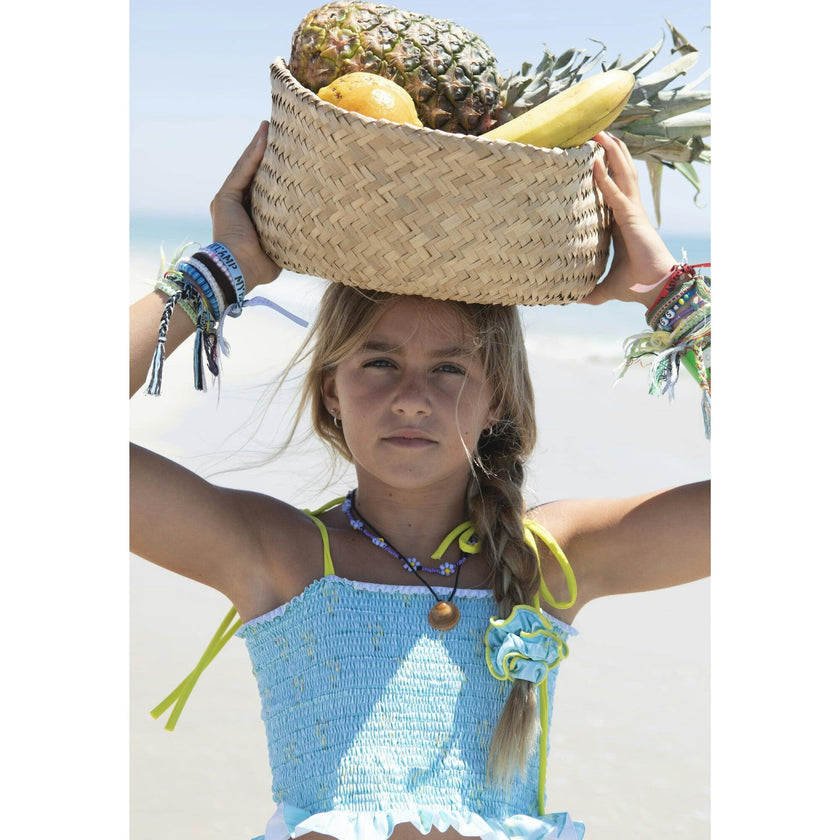 Water garden smocked set