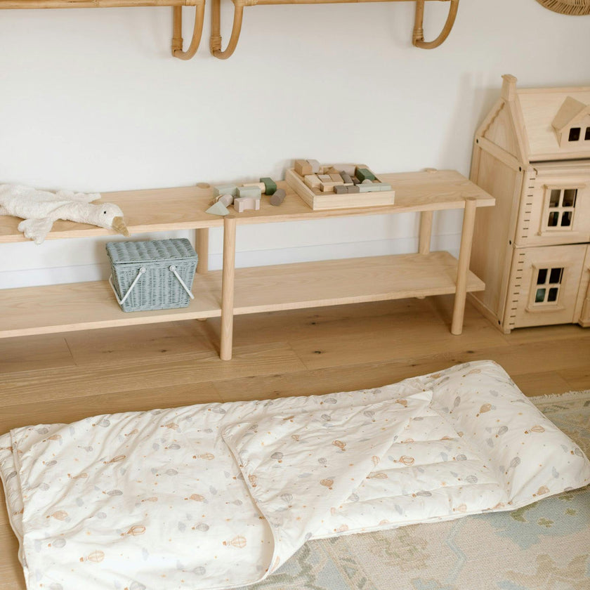 Organic Toddler Nap Roll-N-Rest Mat Set