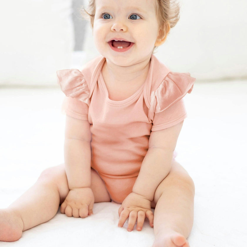 RORY 10-Pack Short Sleeve Ruffle Bodysuits