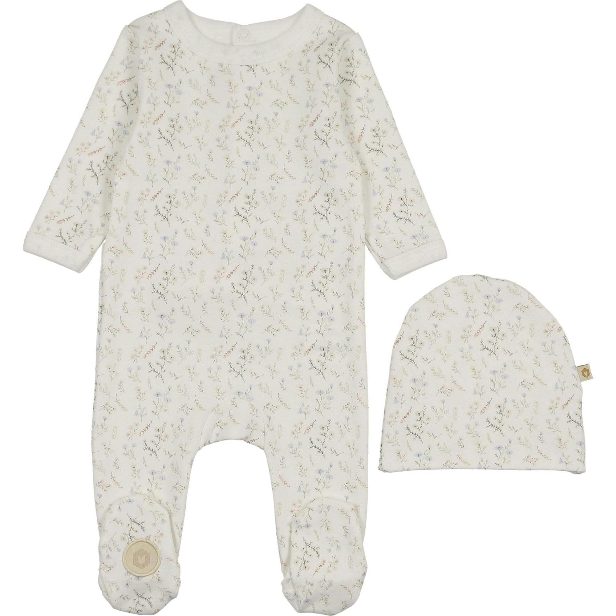 Botanical Boys Footie & Hat Set