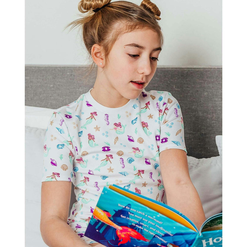 The Organic Short Sleeve Pajama Set [Under the Sea]