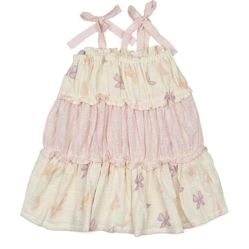 Amber Dress in Butterfly Kiss Natural