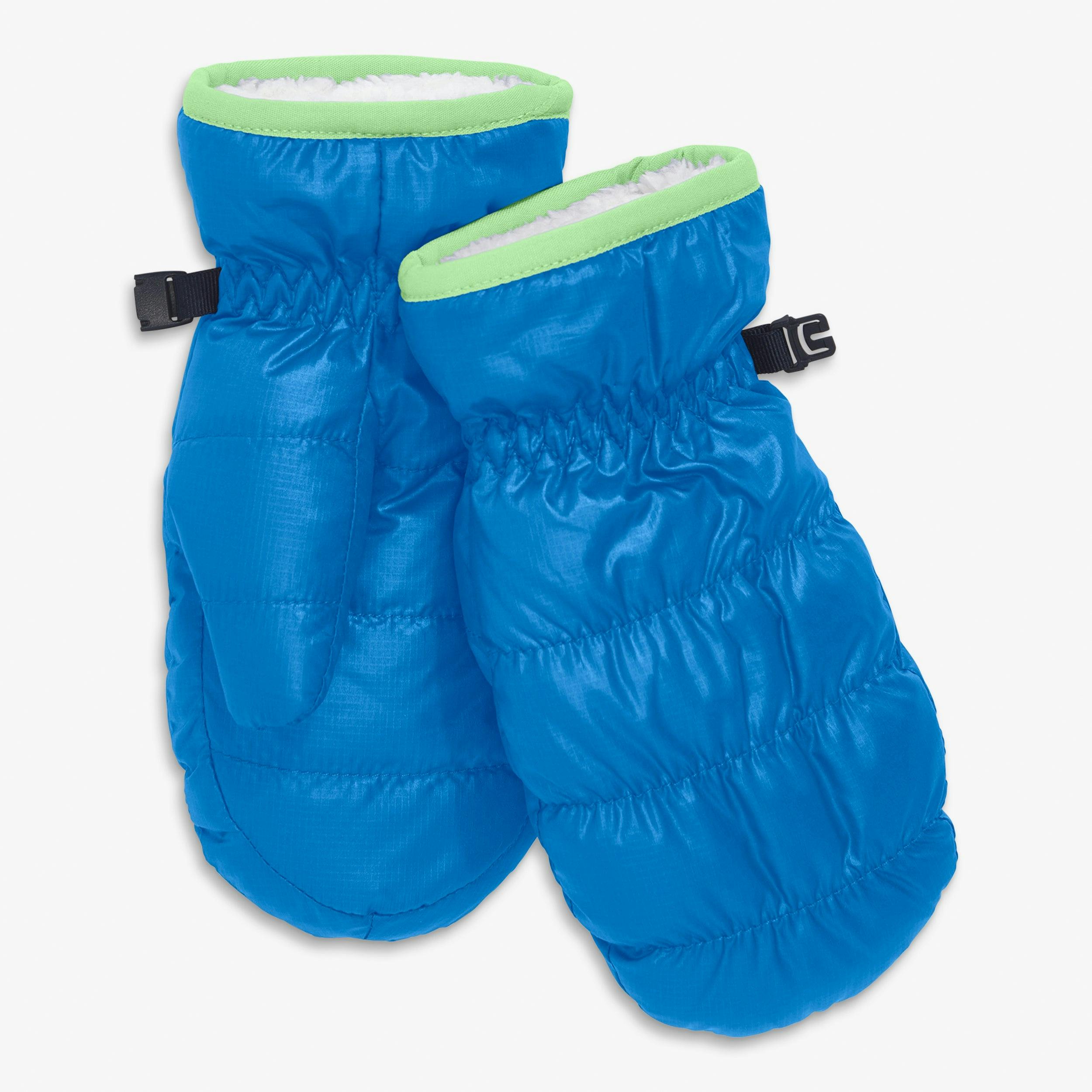 Kids puffer mittens
