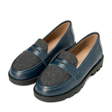Paula 2.0 Glossed-Leather Soft Wool Loafers