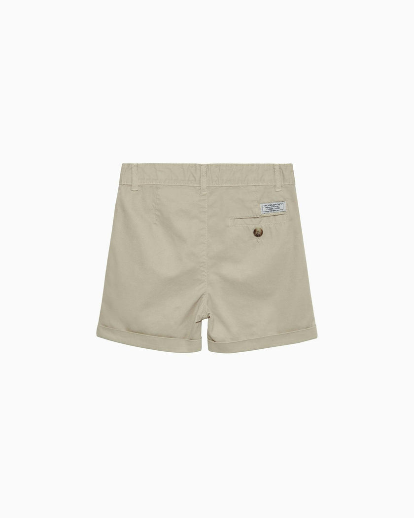 Charlie Chino Shorts in Stone