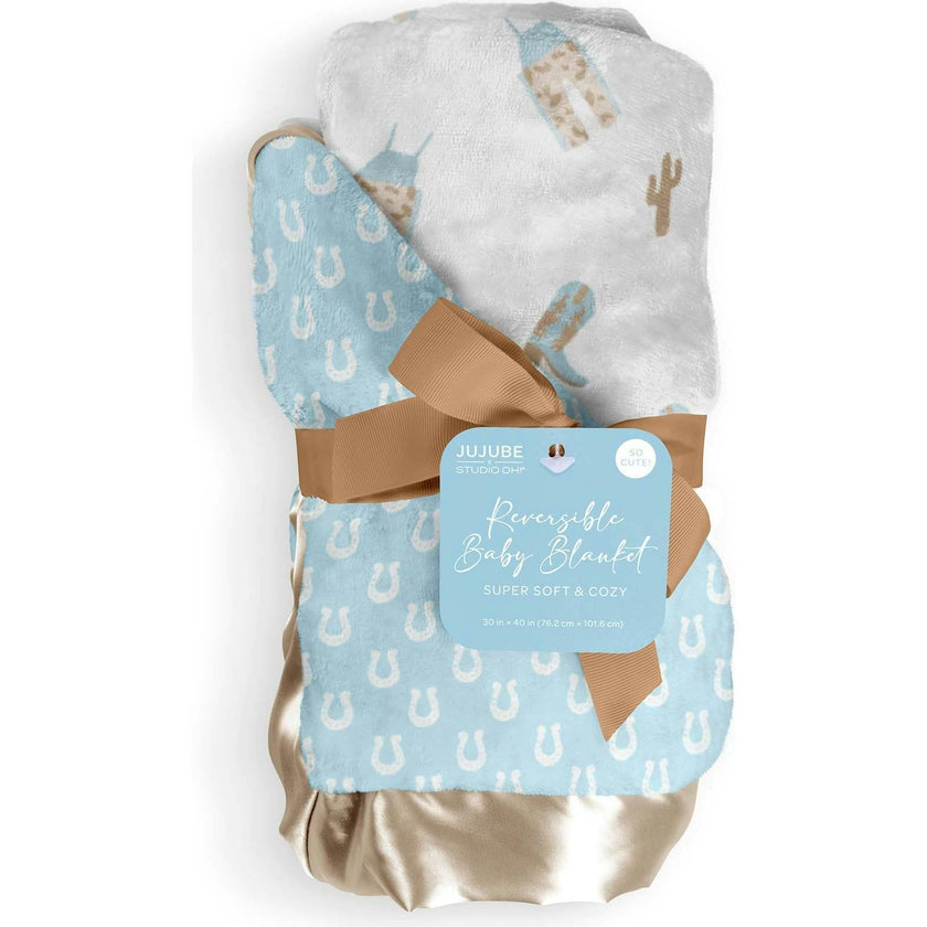JuJuBe × Studio Oh! Printed Reversible Baby Blankets
