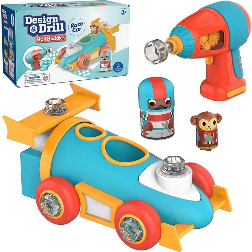 Design & Drill® Bolt Buddies™ Race Car