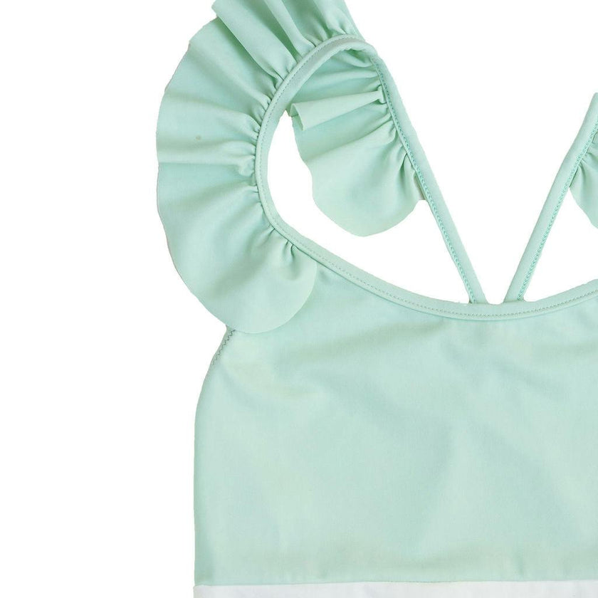 Coco One Piece Swimsuit Spaceblue and mint