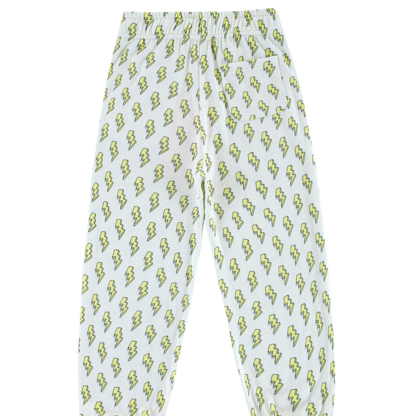 Soft Fleece Jogger, Yellow Lightning