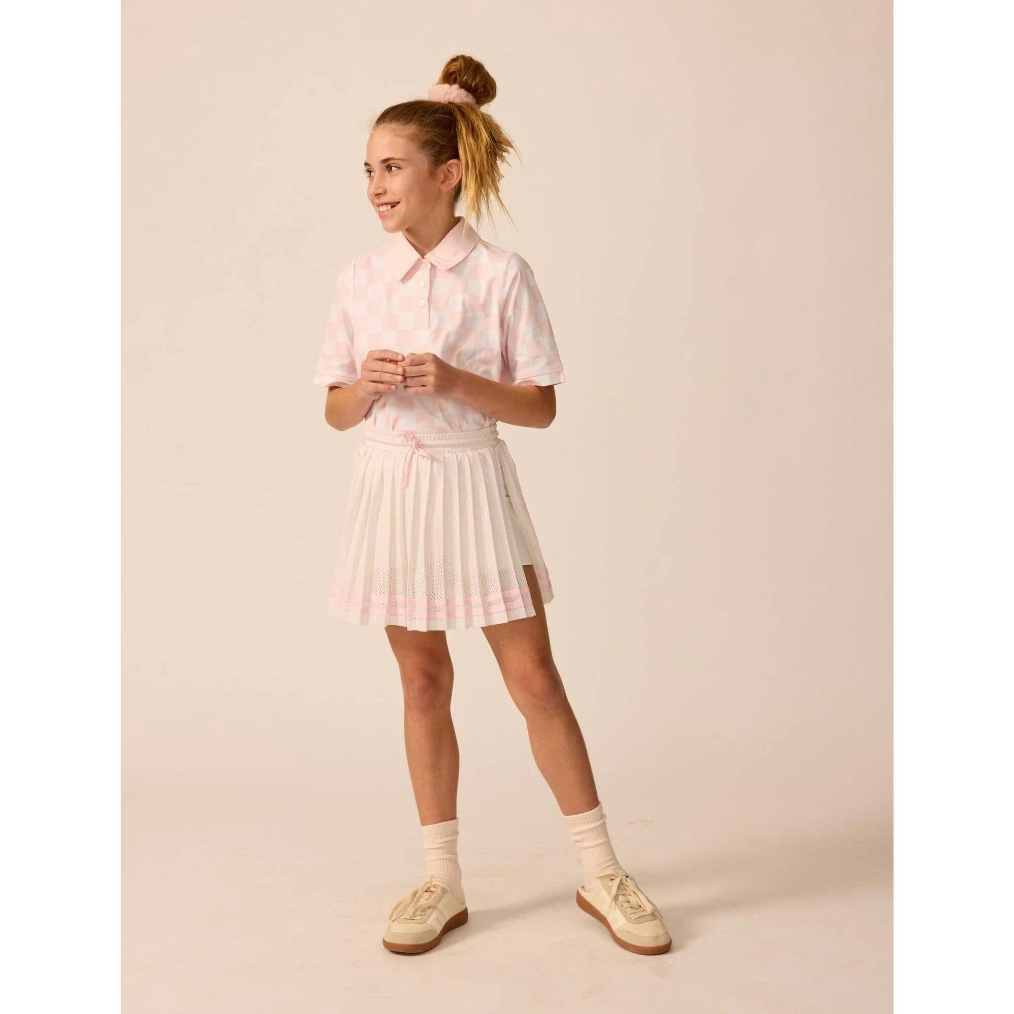 Play Pleated Skort in Pink Trim
