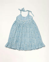 Alena dress - Tonal Floral Blue print