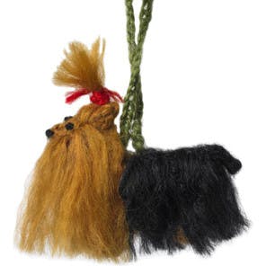 Yorkshire Terrier (Yorkie) Dog Hand Knit Christmas Ornament