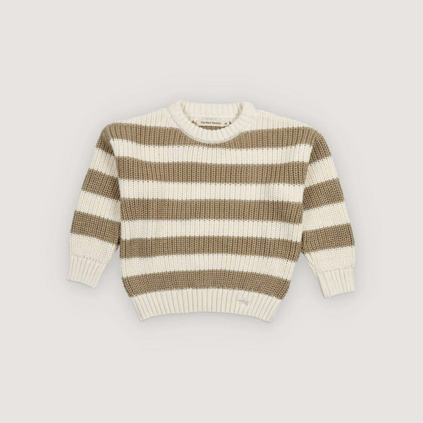 Lantana Jumper Camel Sand Stripes